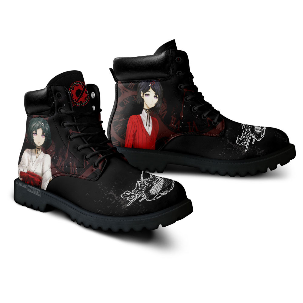 Steins Gate Ruka Urushibara Boots Anime Custom Shoes