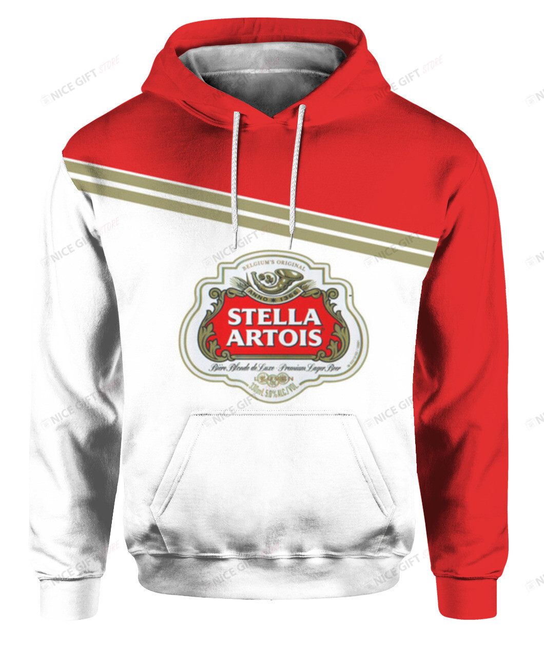 Stella Artois 3D Hoodie Gift For Fans