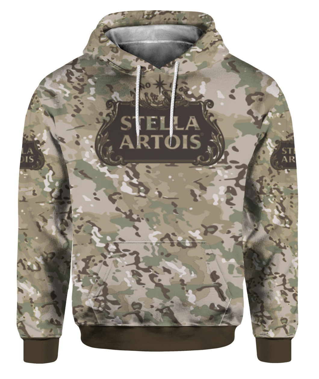 Stella Artois Camouflage 3D Hoodie Gift For Fans