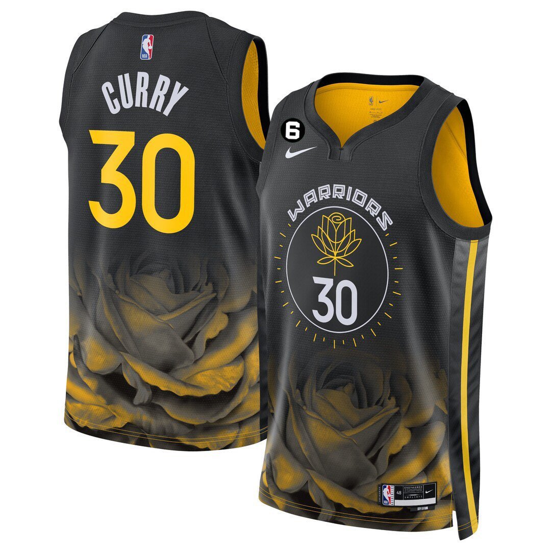 Stephen Curry Golden State Warriors 2022/23 Players - City Edition Jersey - All Stitched