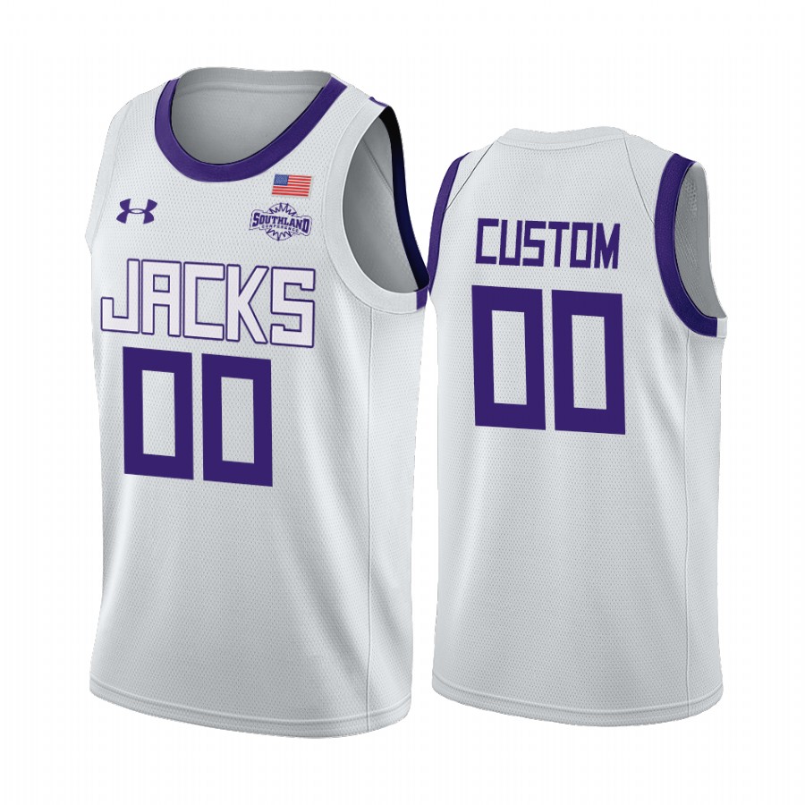 Stephen F. Austin Lumberjacks Custom White Home College Jersey