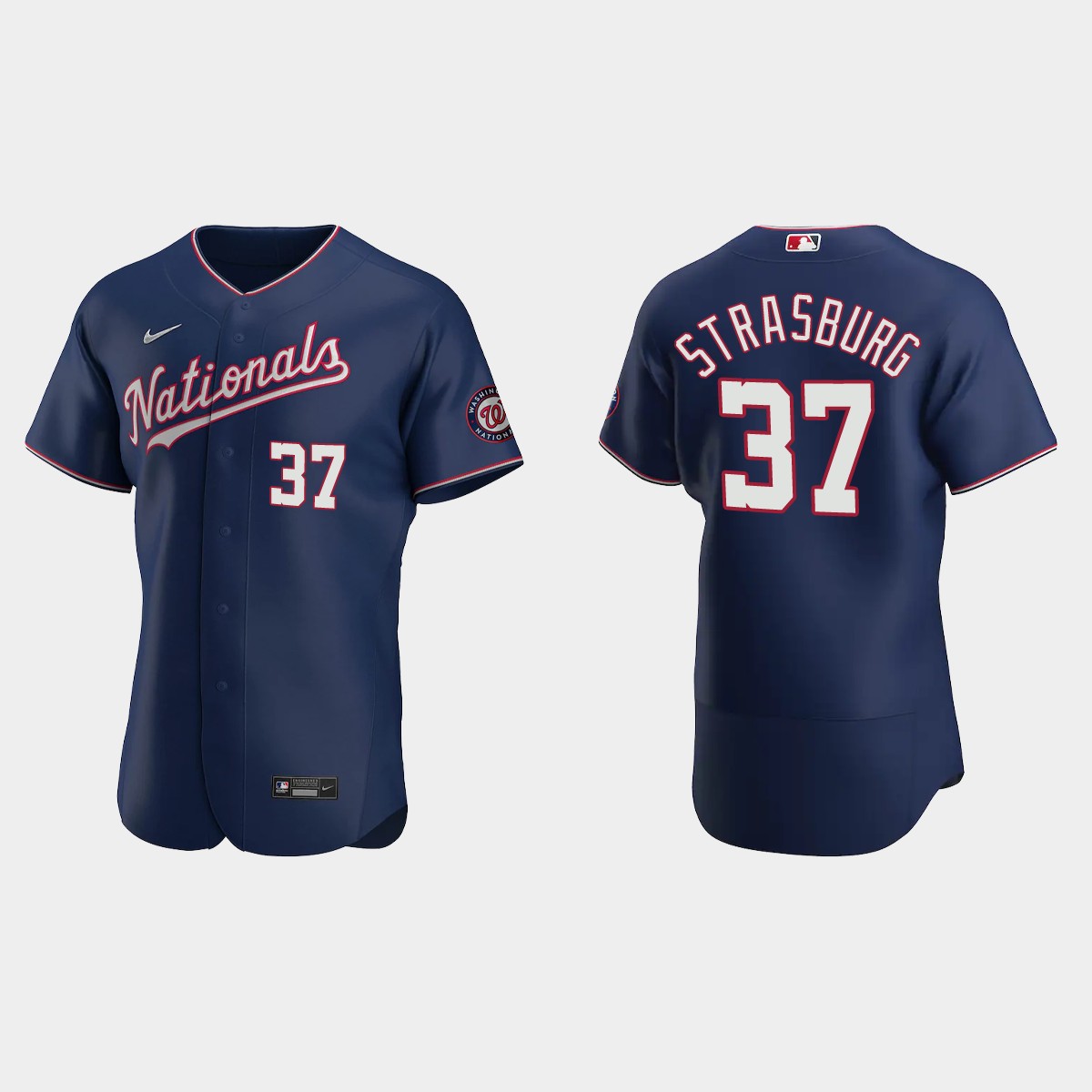Stephen Strasburg Washington Nationals Alternate Jersey - Navy
