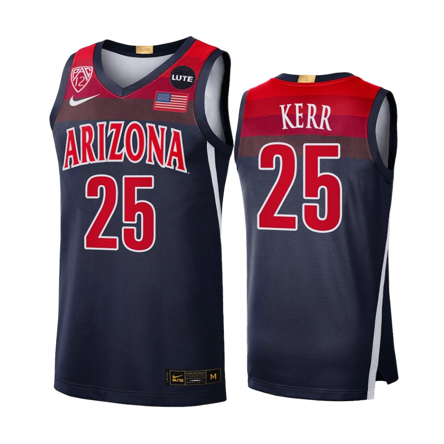 Steve Kerr Arizona Wildcats Navy Jersey Elite Limited Alumni