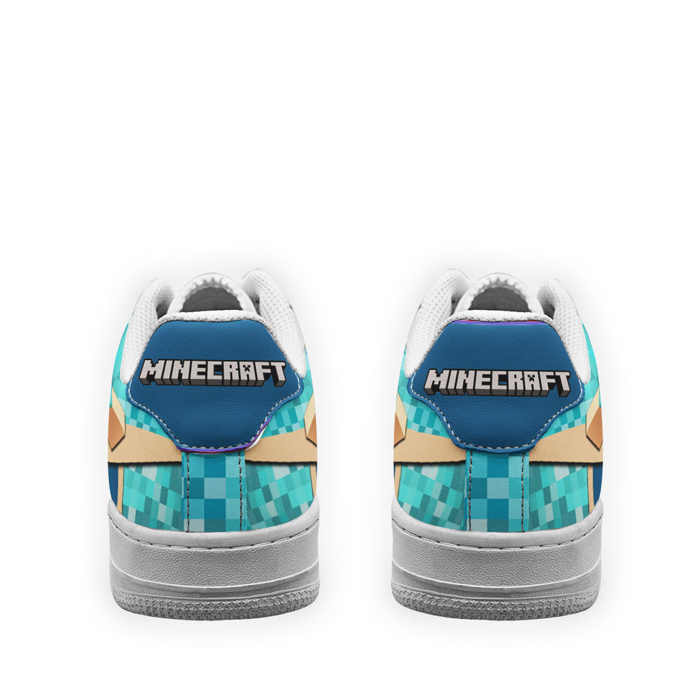 Steve Minecraft Custom Air Sneakers