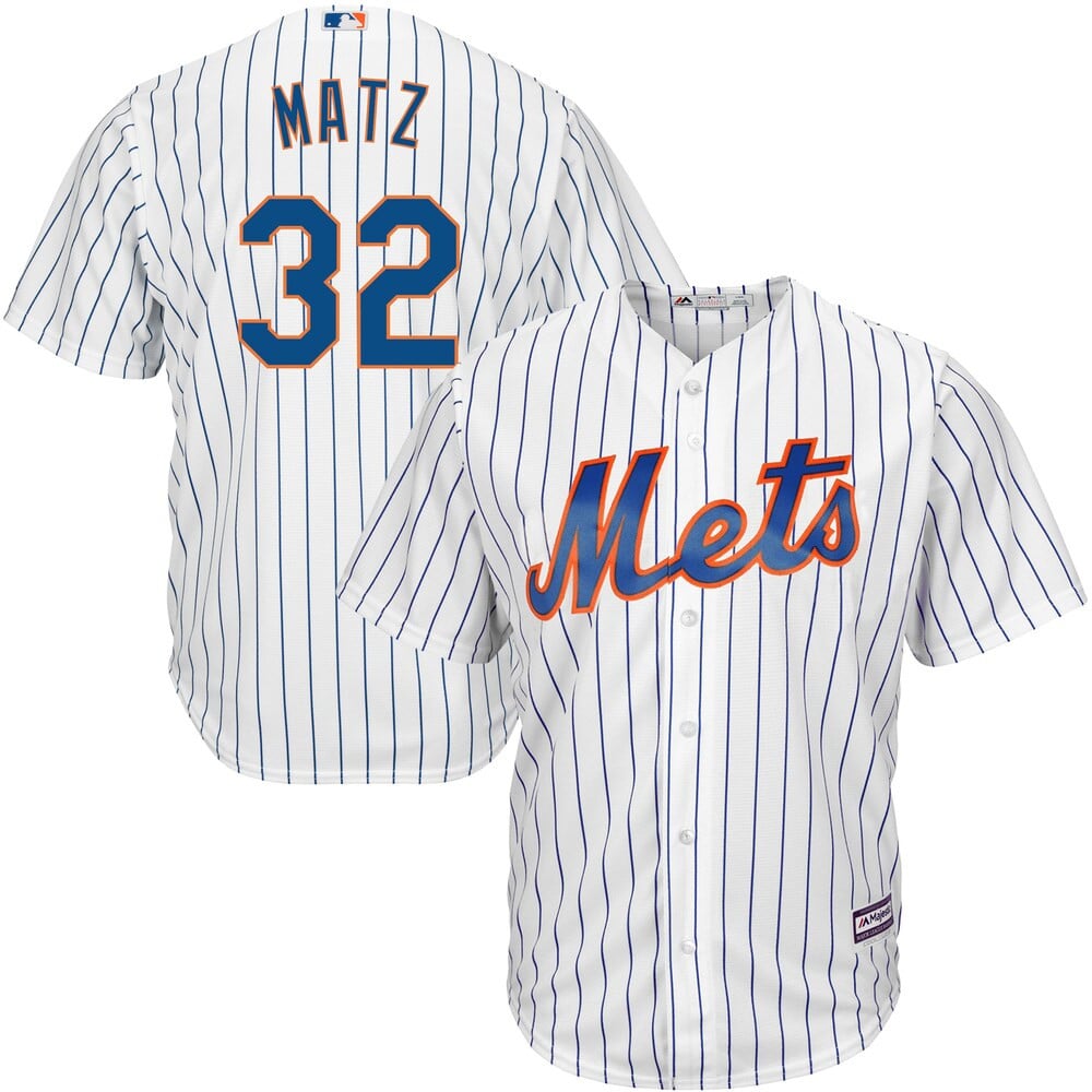 Steven Matz New York Mets Majestic Official Cool Base Player Stitched Jersey – White