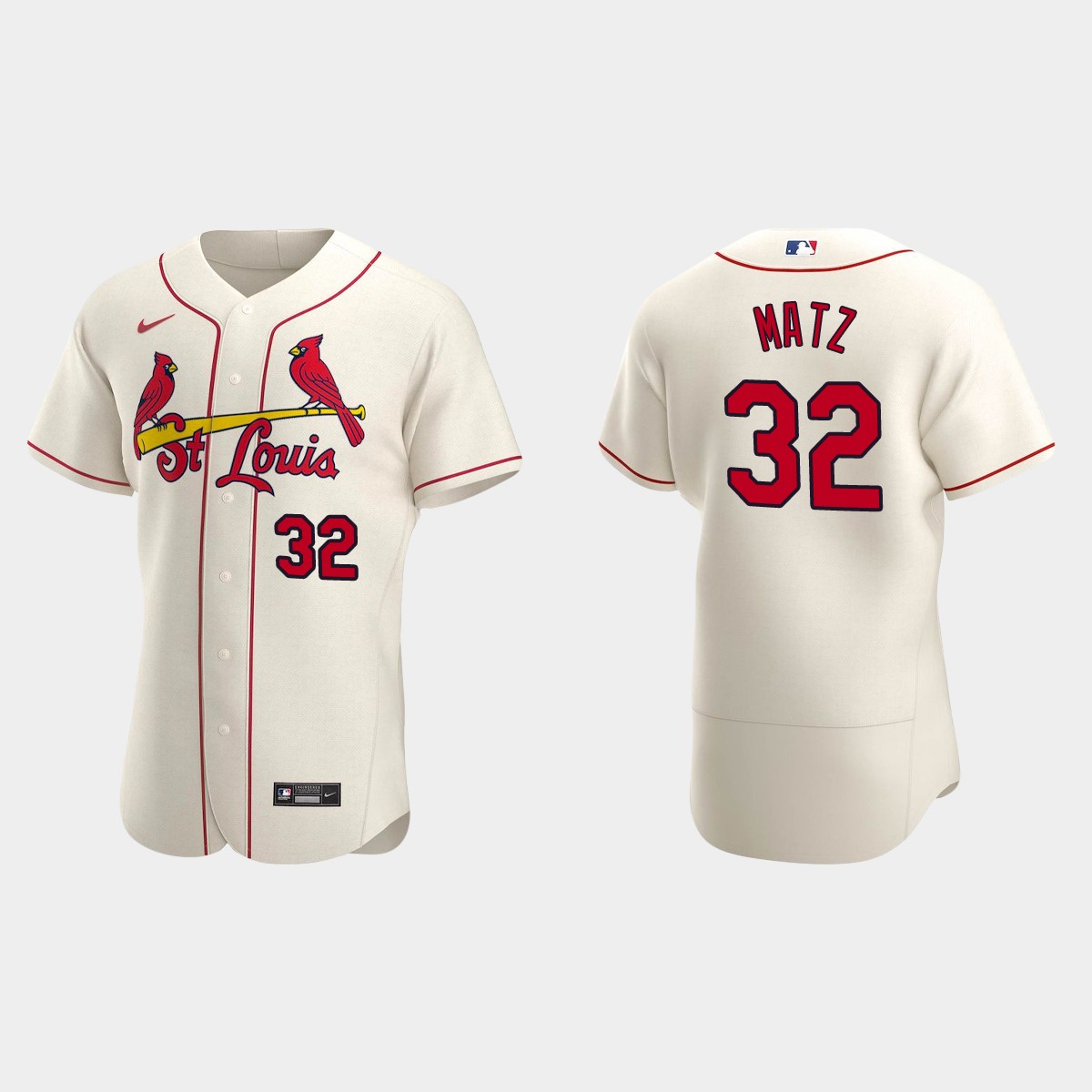 Steven Matz St. Louis Cardinals Alternate Jersey - Cream