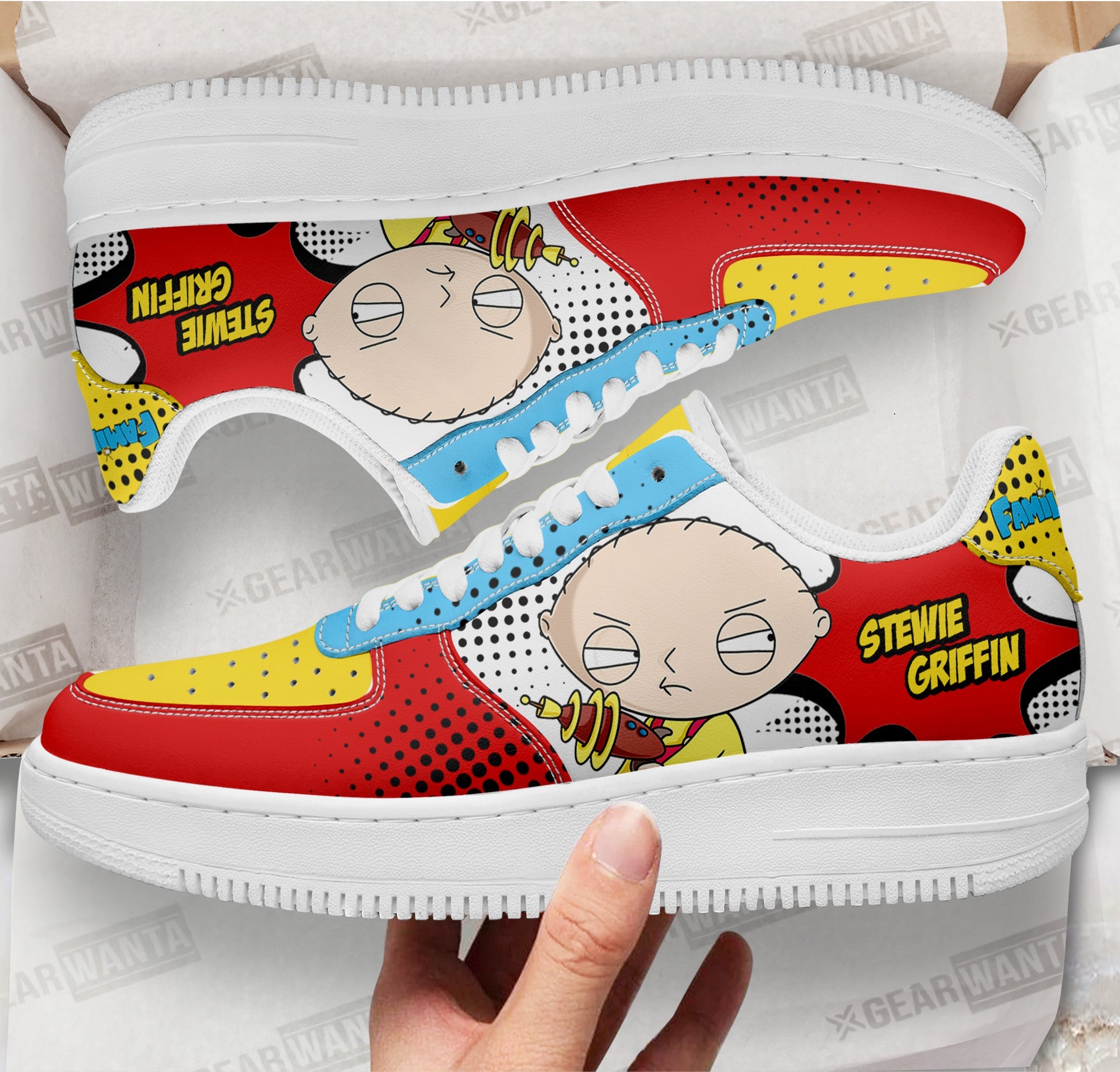 Stewie Griffin Family Guy Air Sneakers Custom Cartoon Shoes