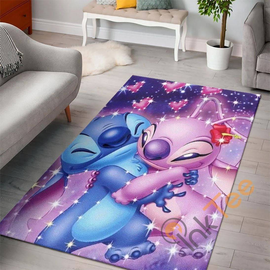 Stitch Disney Movies Lover Gift For Lovers Rectangle Rug