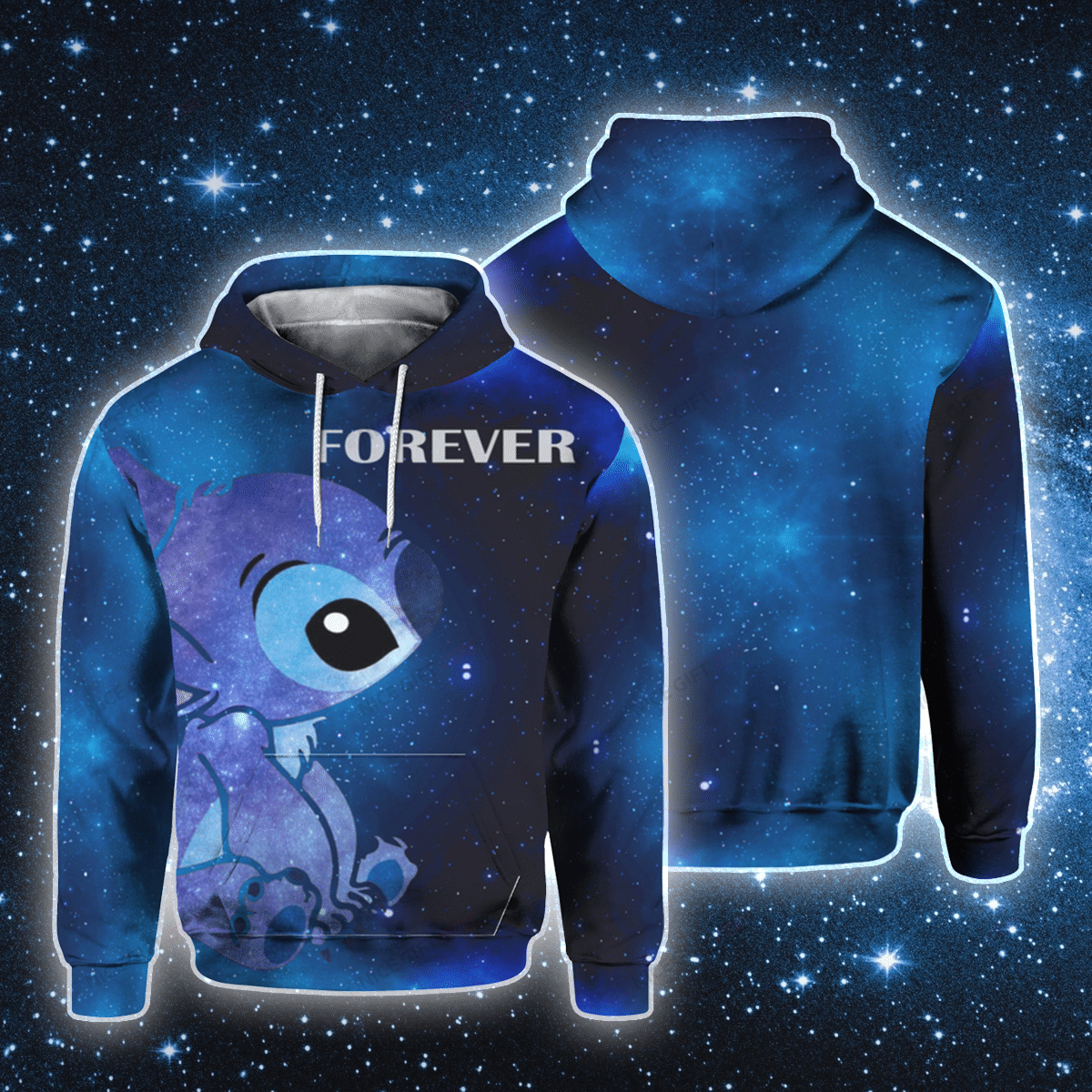 Stitch Forever 3D Hoodie Gift For Fans