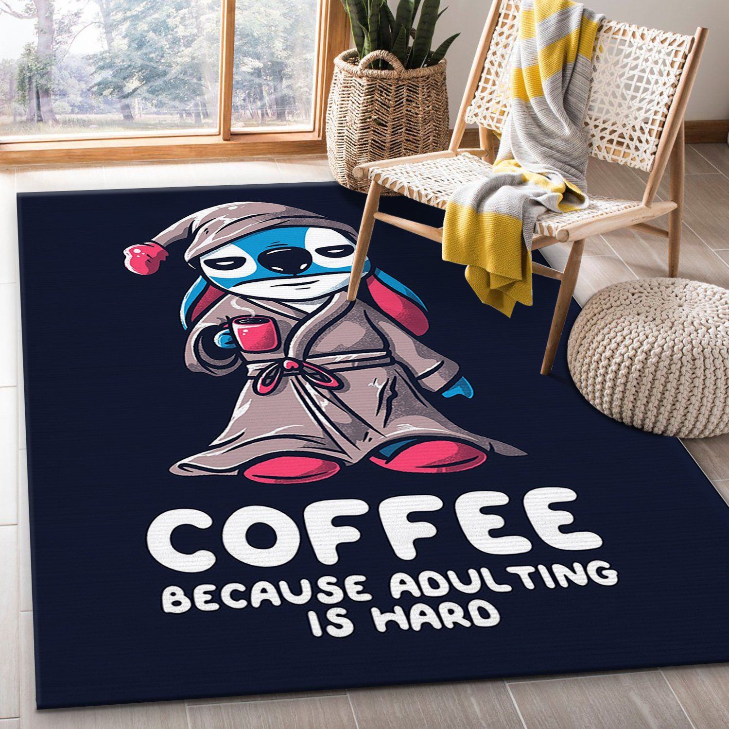 Stitch Rectangle Rug – Custom Size And Printing