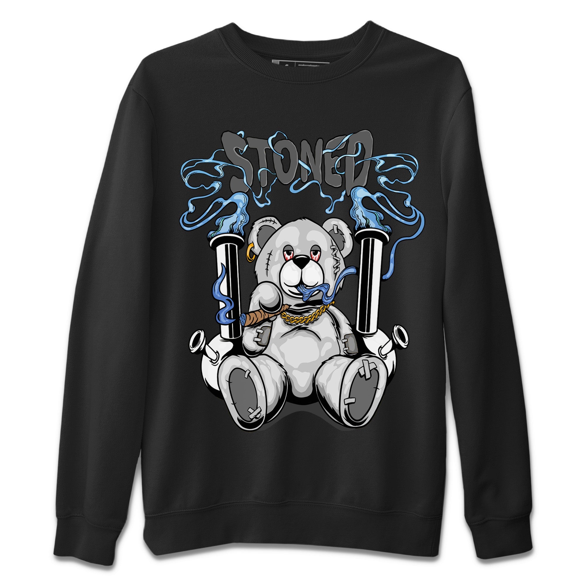 Stoned Bear Unisex Sweater – Air Jordan 11 White Cement, Sneakers Matching Sweater