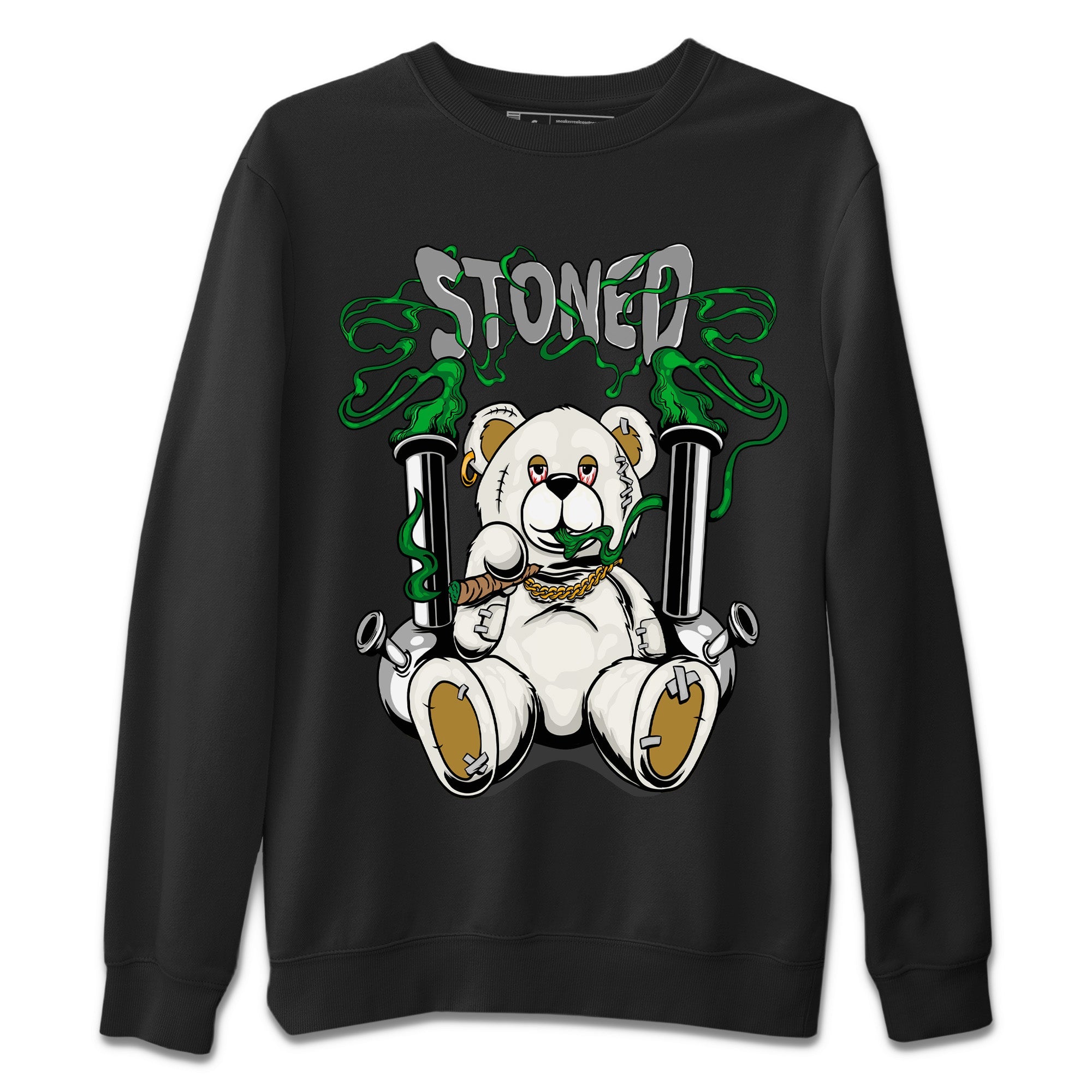 Stoned Bear Unisex Sweater – Air Jordan 4 Pine Green, Sneakers Matching Sweater