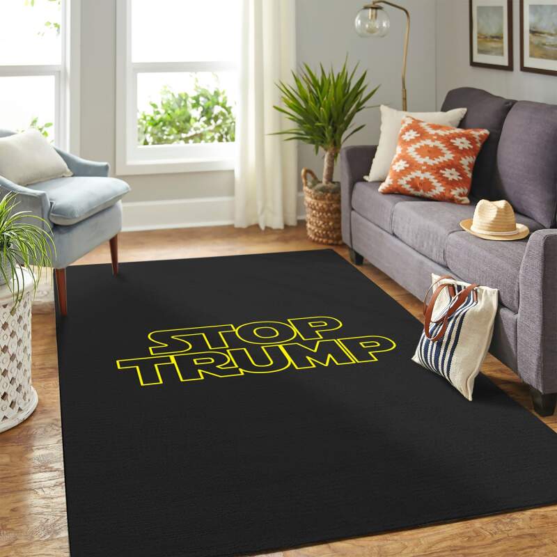 Stop Trump Carpet Floor Area Rectangle Rug