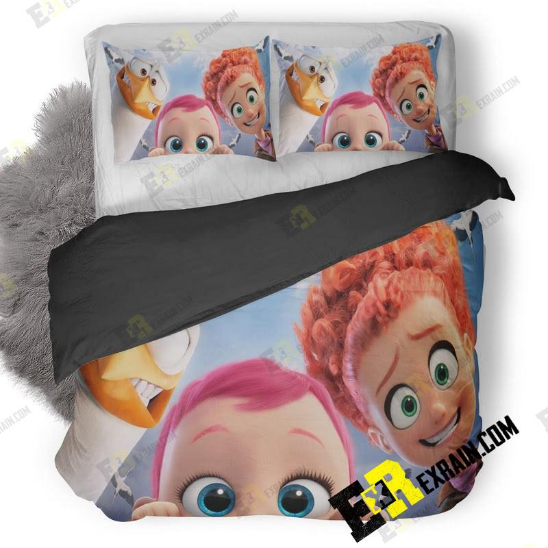 Storks Movie Hd 3D Customized Duvet Cover Bedding Set