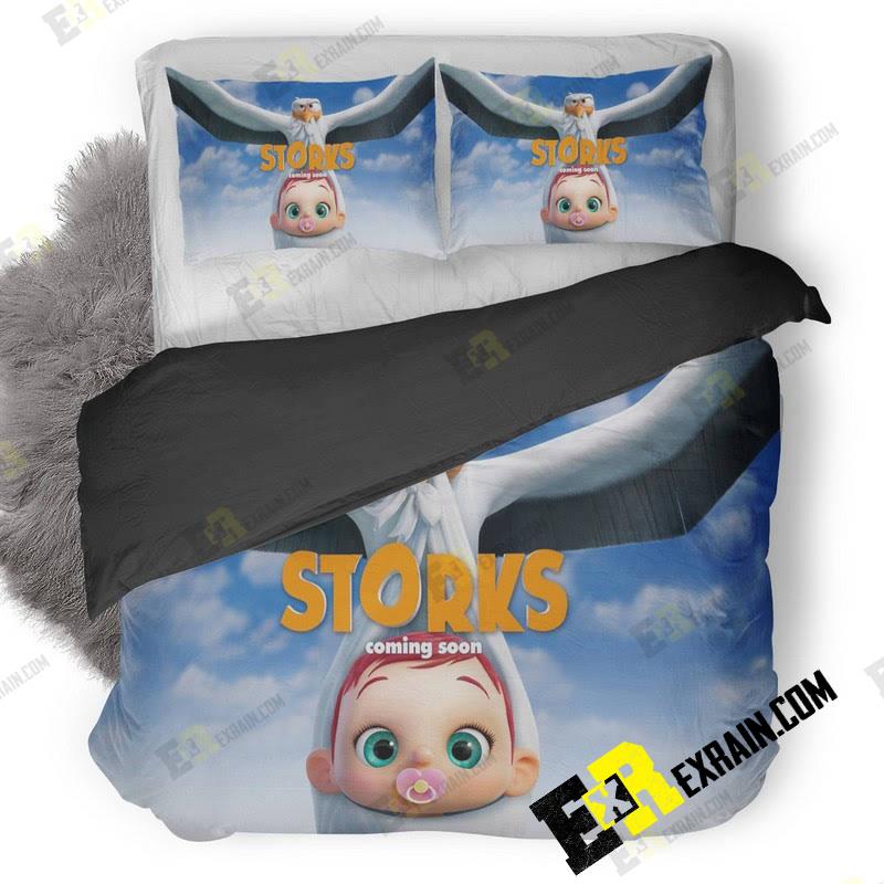 Storks Movie To 3D Customized Duvet Cover Bedding Set