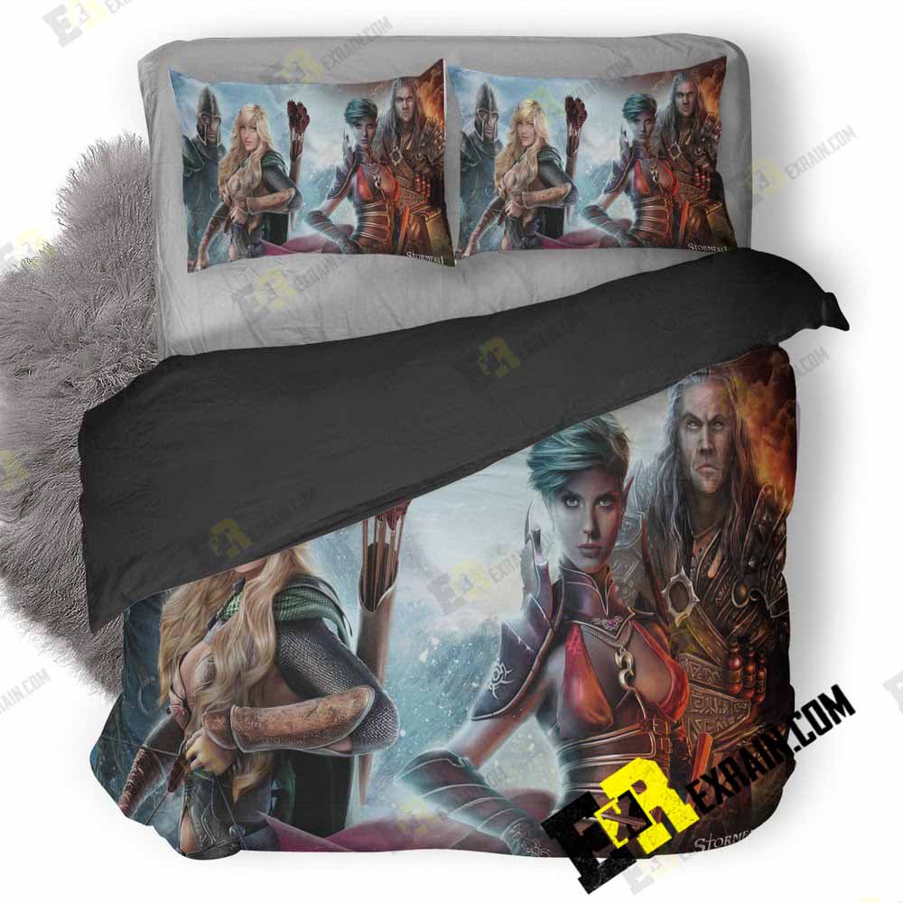 Stormfall Age Of War Warrior H6 3D Customized Duvet Cover Bedding Set