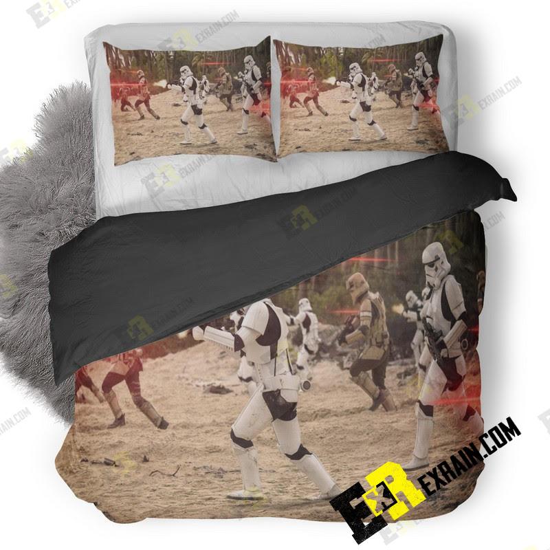 Stormtrooper Rogue One A Star Wars War 5K Hd 3D Customized Duvet Cover Bedding Set
