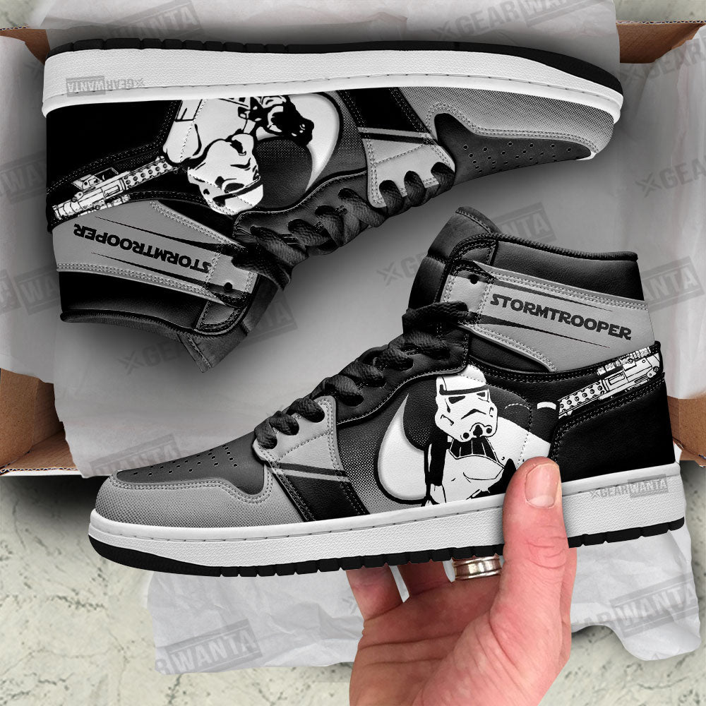 Stormtrooper Star Wars JD Sneakers Shoes For Fans Sneakers, Air Jordan Hightop