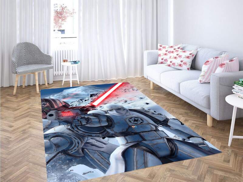 Stormtroopers White Star Wars Carpet Rectangle Rug