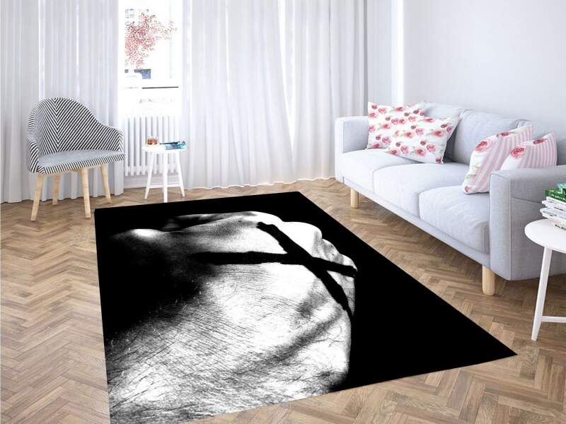 Straight Edge Icon Hand Carpet Rectangle Rug