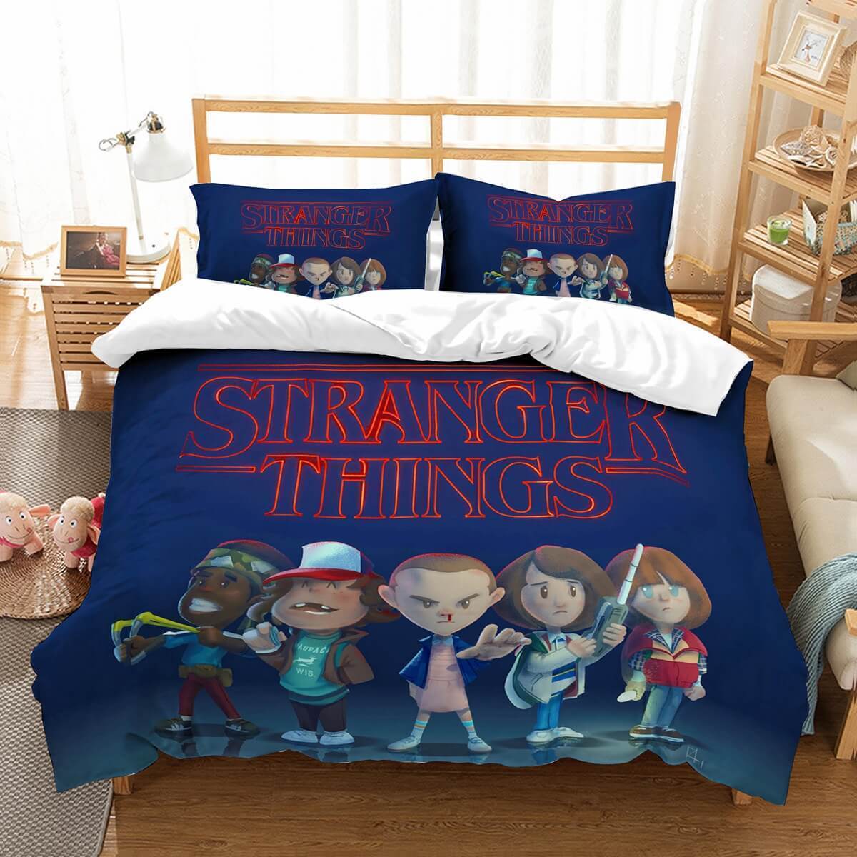 Stranger Things 3D Customized Duvet Cover Bedding Set