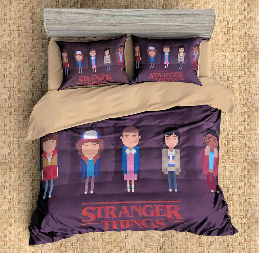 Stranger Things 3D Customized Duvet Cover Bedding Set