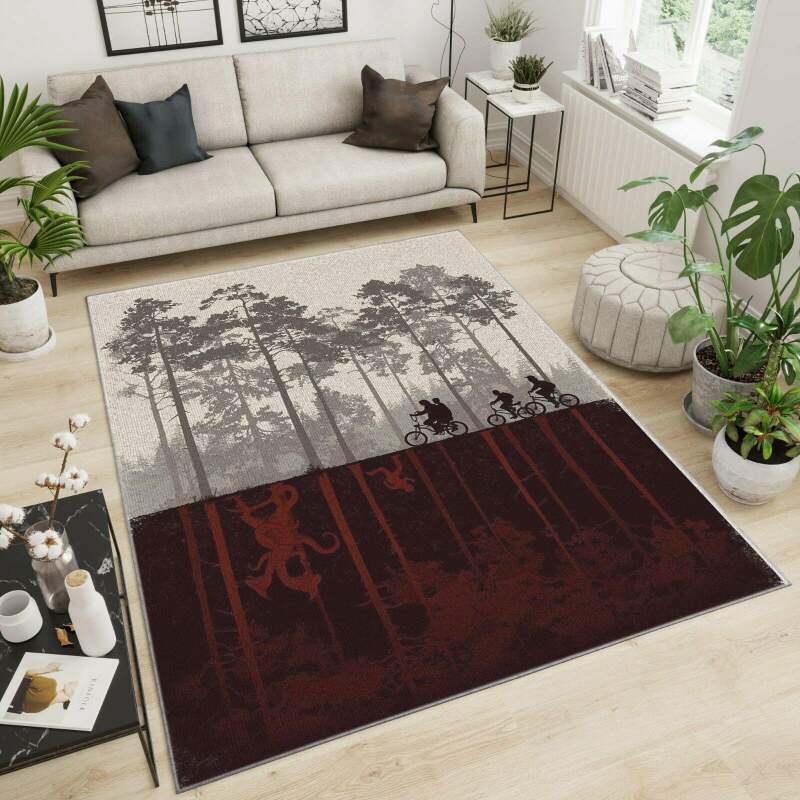 Stranger Things Area Rectangle Rug