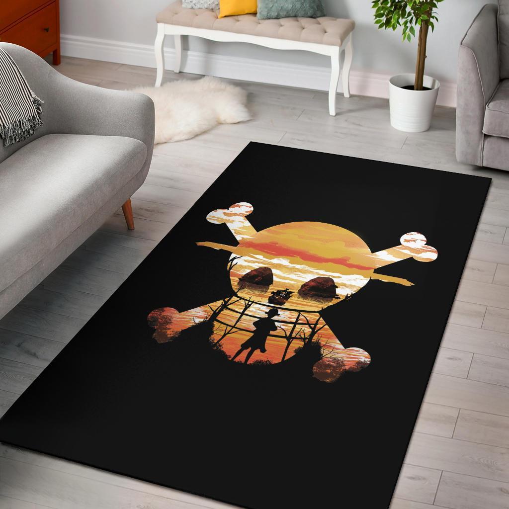 Straw Hat Pirates Logo Area Rectangle Rug