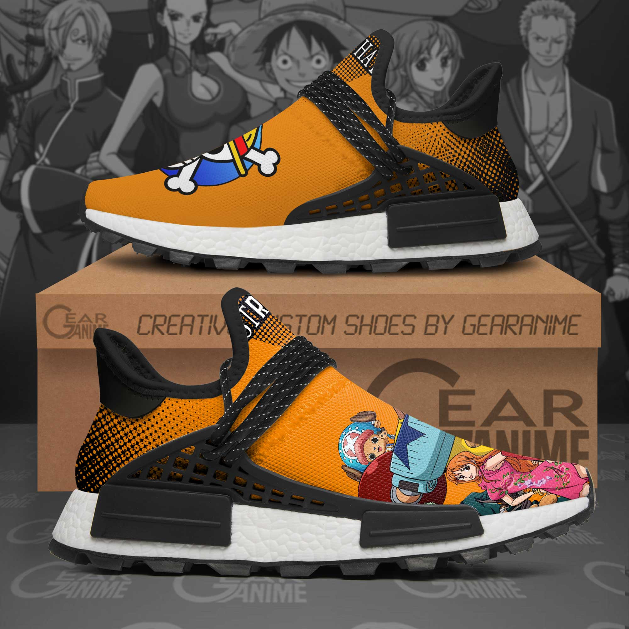 Straw Hat Pirates Shoes One Piece Anime Shoes, NMD Shoes