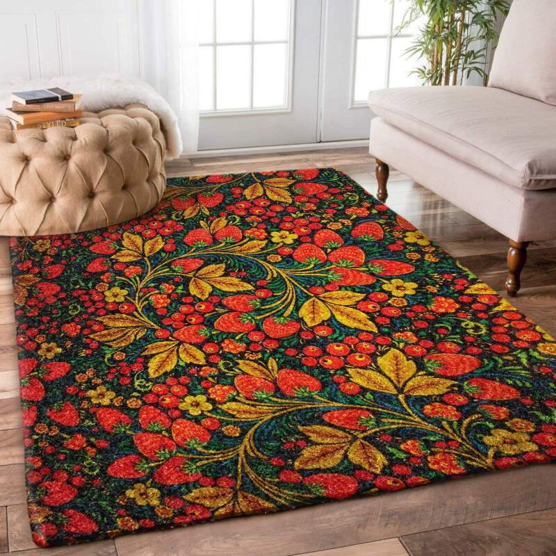 Strawberry Rectangle Rug