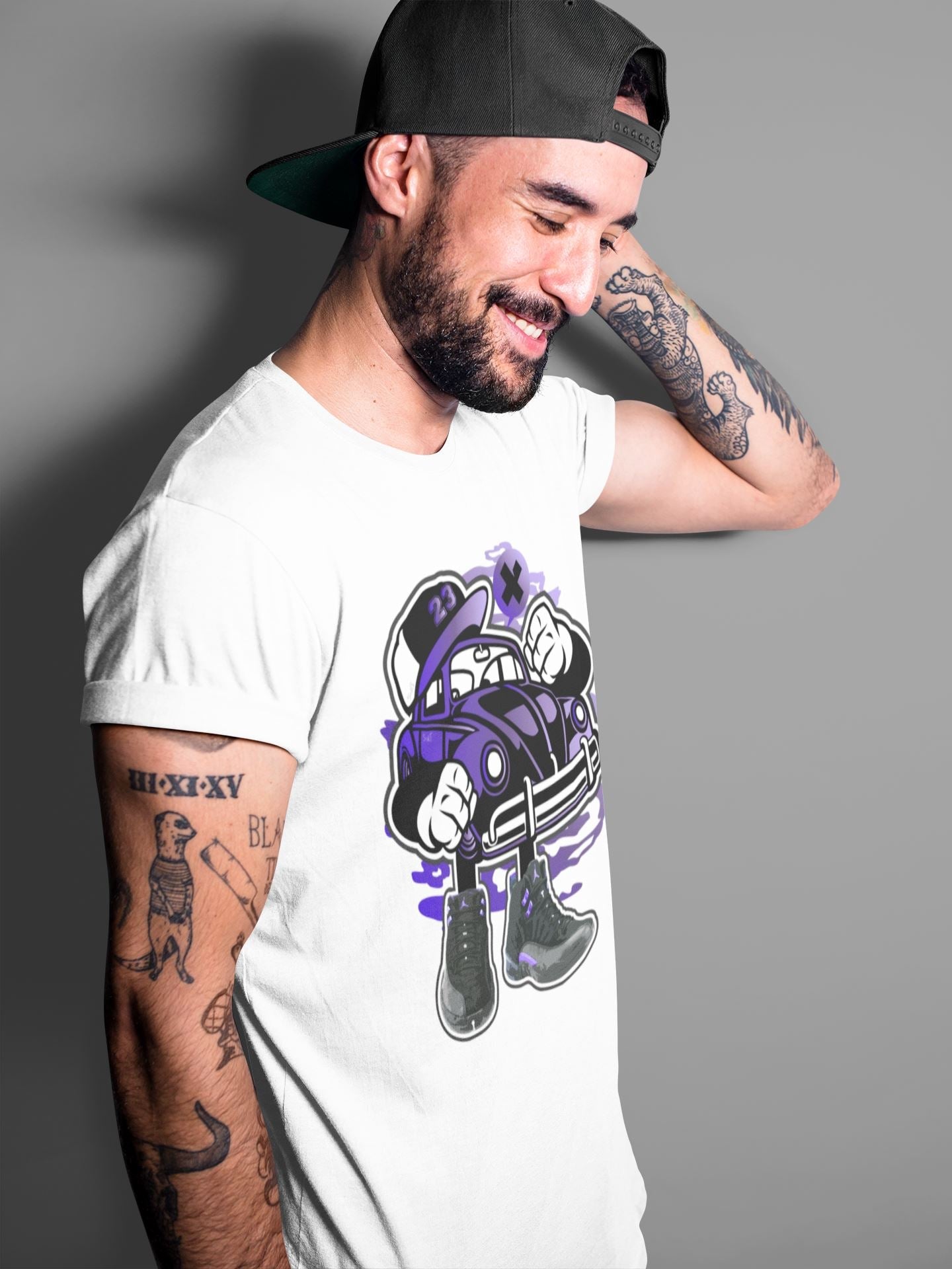 Street Beetle Unisex Sweater – Air Jordan 12 Dark Concord, Sneakers Matching Sweater