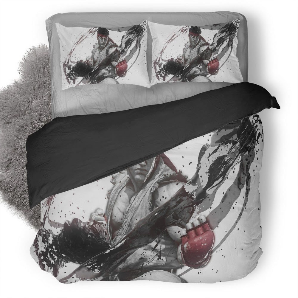 Street Fighter V 25 3D Customized Duvet Cover Bedding Set