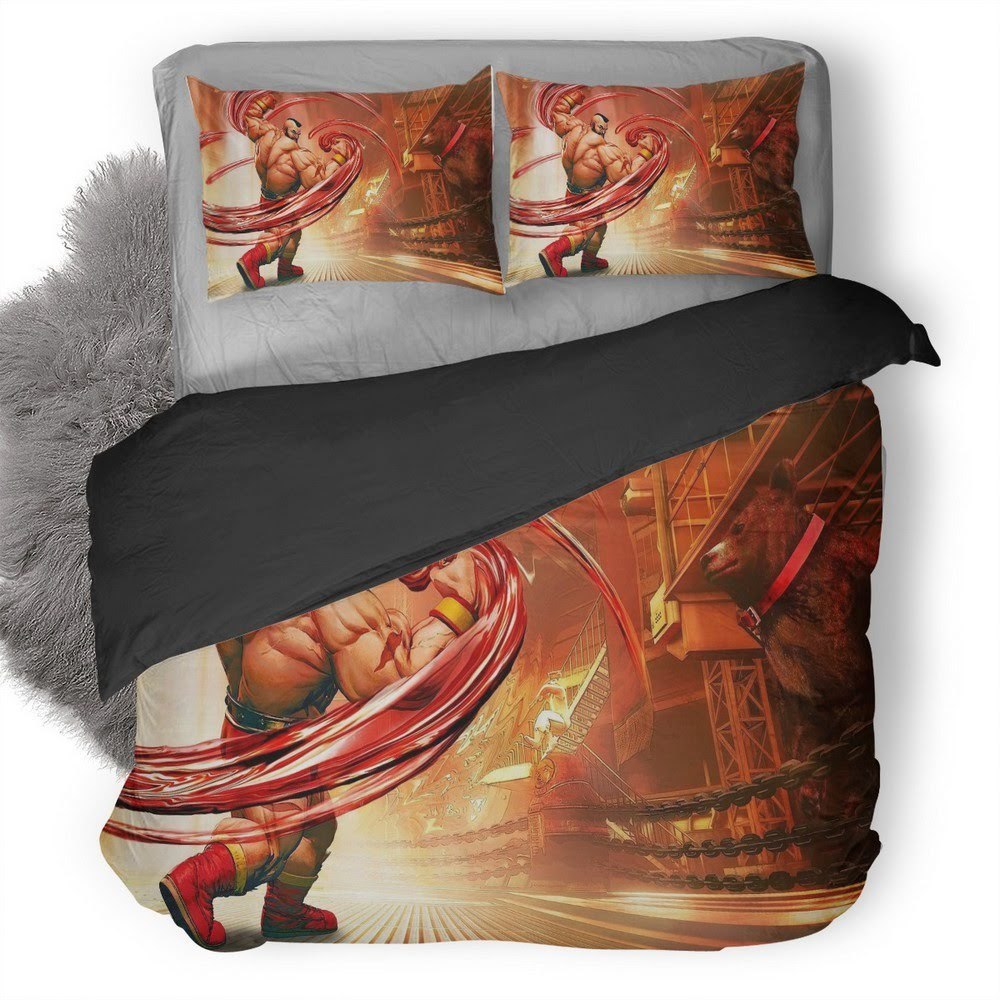 Street Fighter V 2 3D Customized Duvet Cover Bedding Set