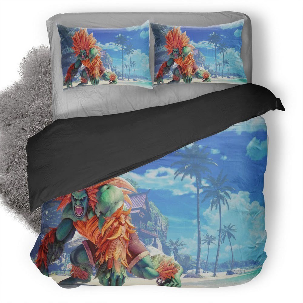 Street Fighter V Blanka 3D Customized Duvet Cover Bedding Set