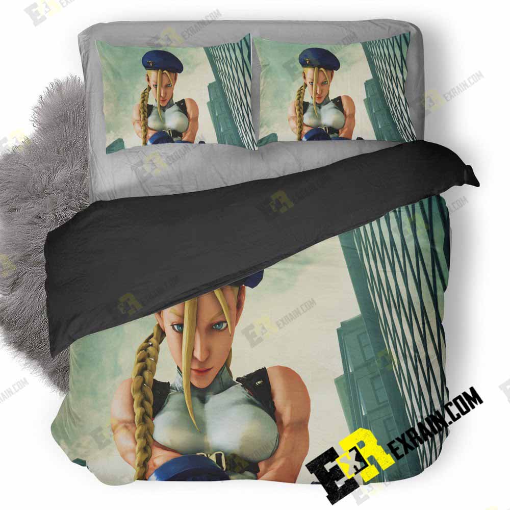 Street Fighter V Ni 3D Customized Duvet Cover Bedding Set