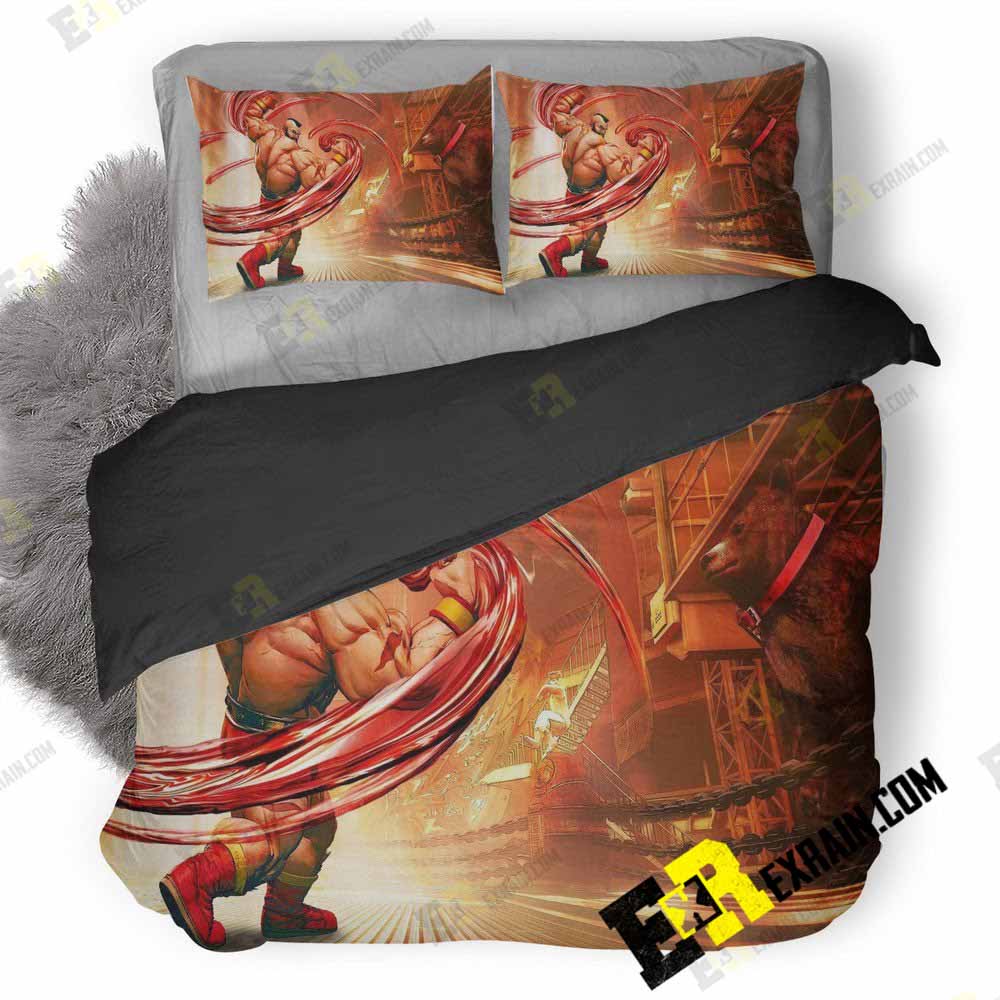 Street Fighter V Video Game To 3D Customized Duvet Cover Bedding Set