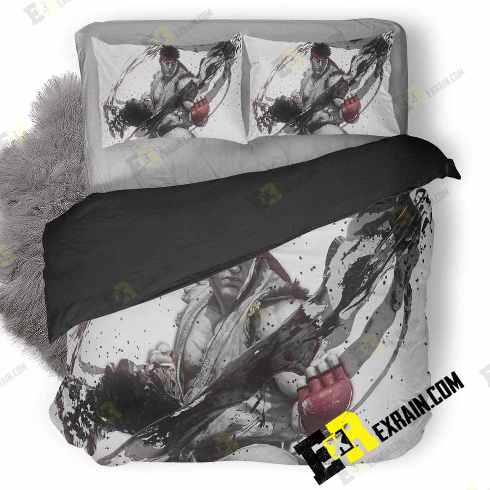 Street Fighter V Warrior 70 3D Customized Duvet Cover Bedding Set