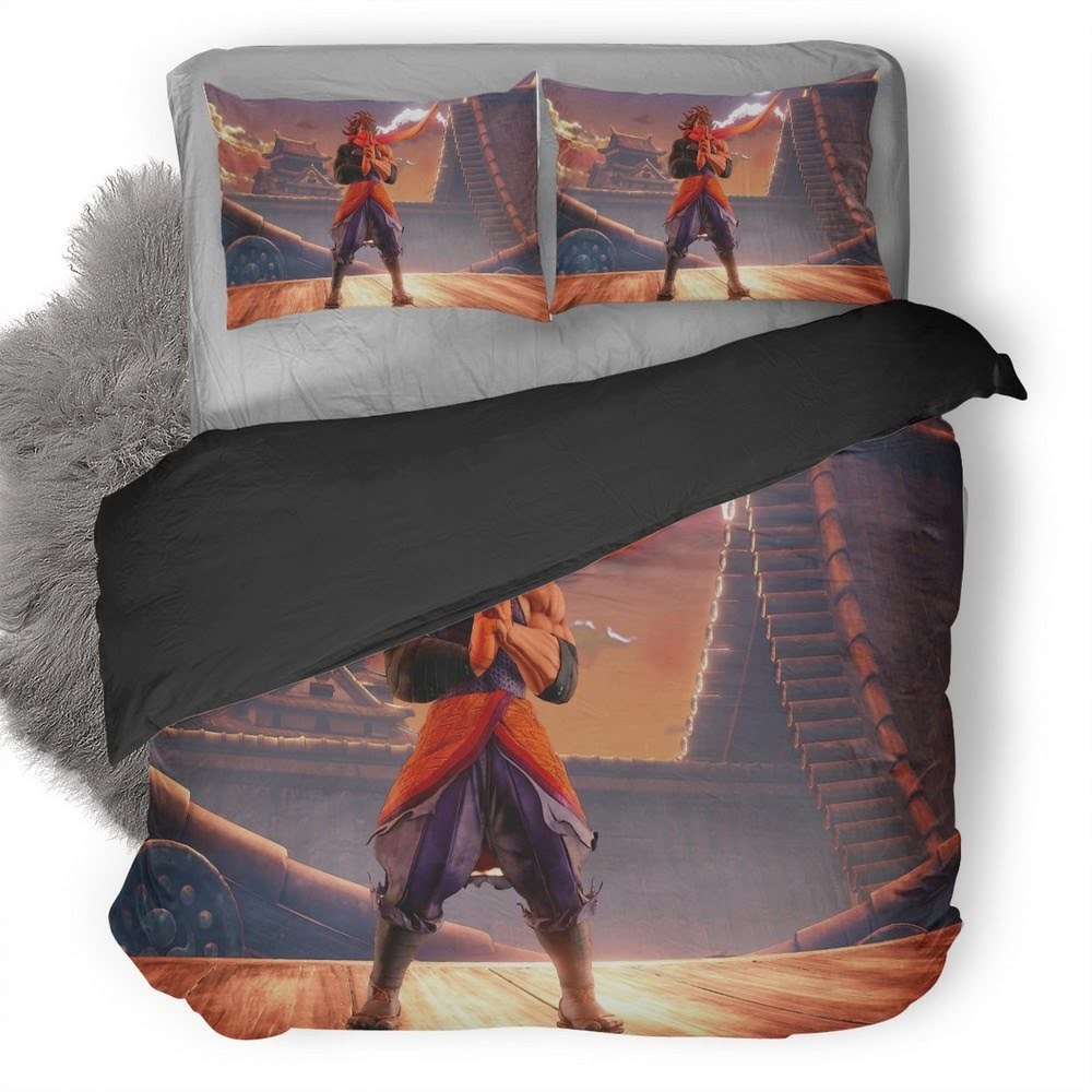 Street Fighter V Zeku 3D Customized Duvet Cover Bedding Set