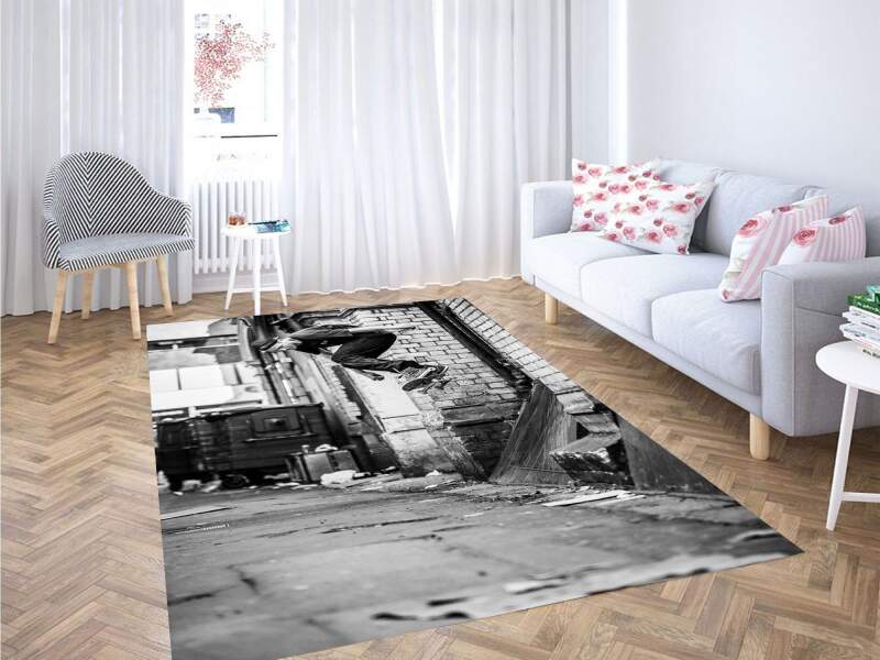 Street Skateboarding Carpet Rectangle Rug