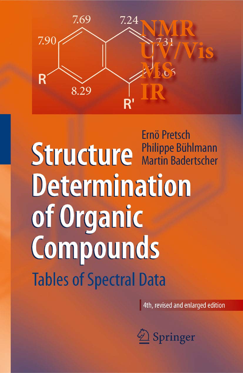 Structure Determination of Organic Compounds: Tables of Spectral Data (PDF/EPUB Version)