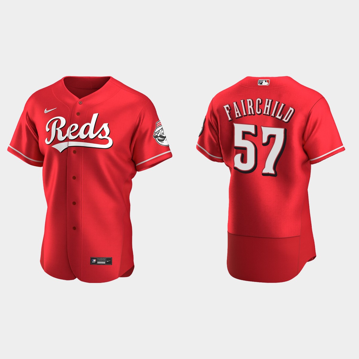 Stuart Fairchild Cincinnati Reds Alternate Jersey - Scarlet