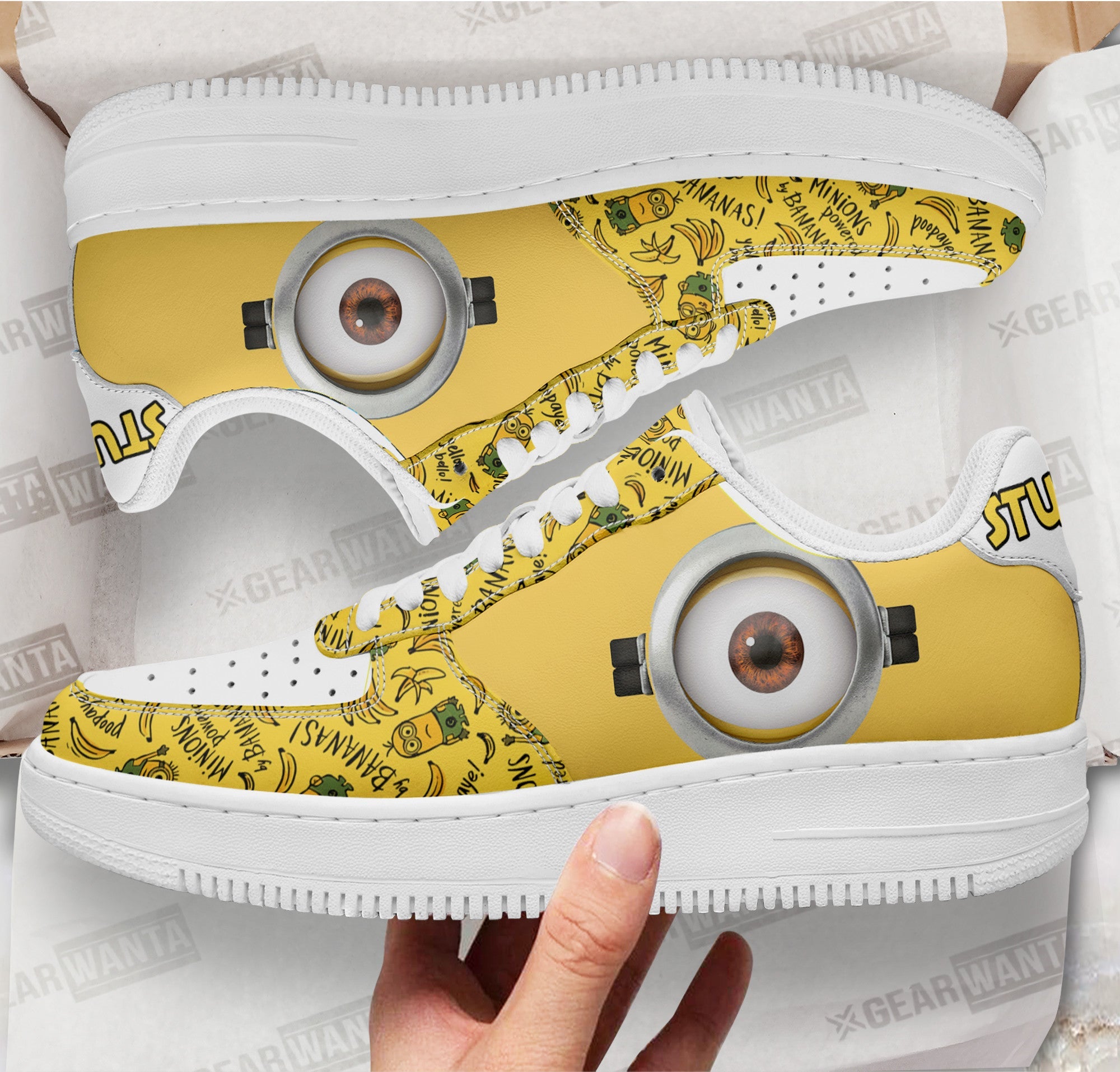 Stuart Minion Air Sneakers Custom Shoes