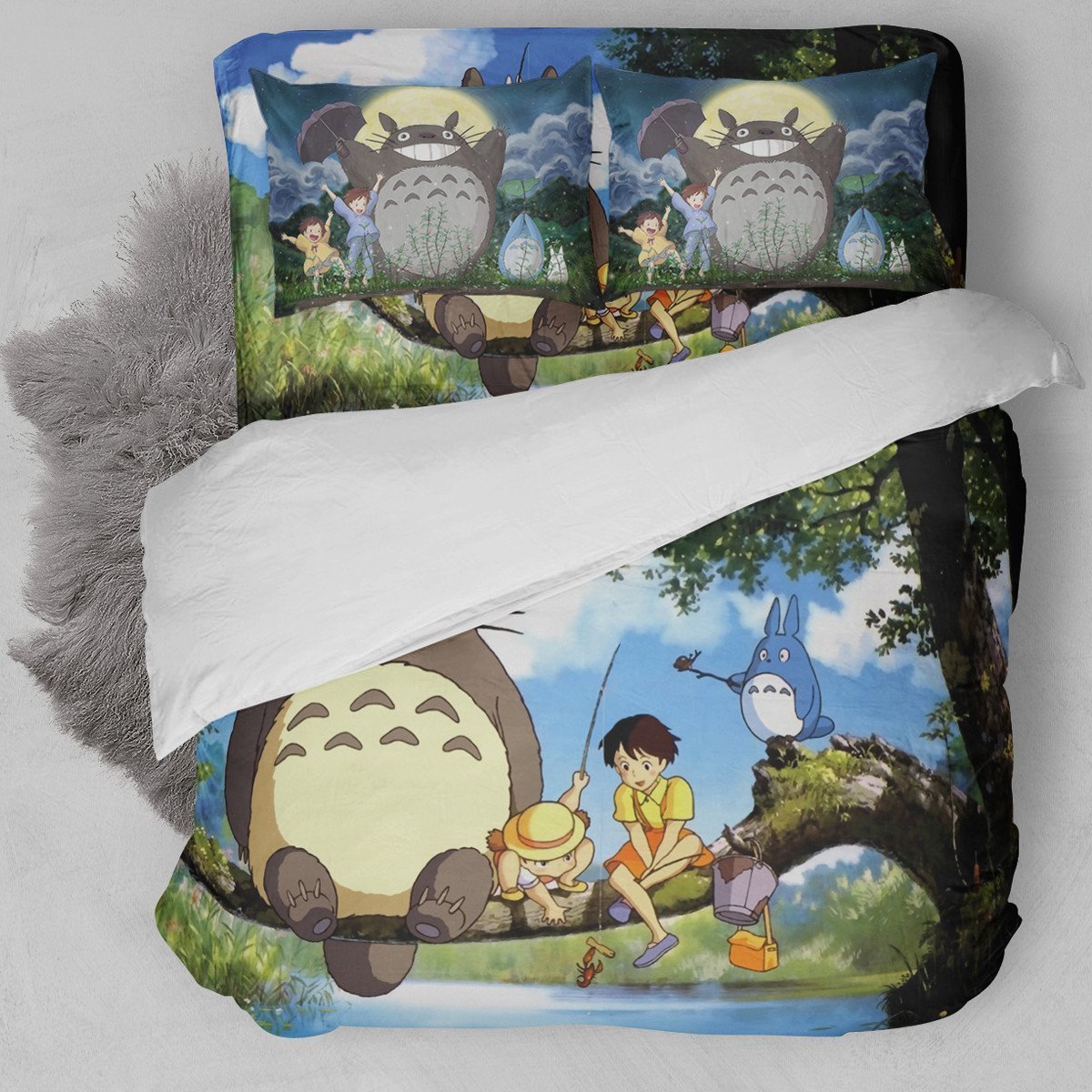 Studio Ghibli Landscape Duvet Cover Bedding Set