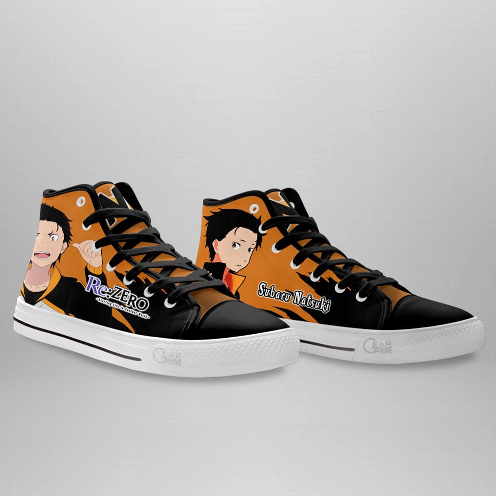 Subaru Natsuki High Top Shoes Custom Re:Zero Anime Sneakers