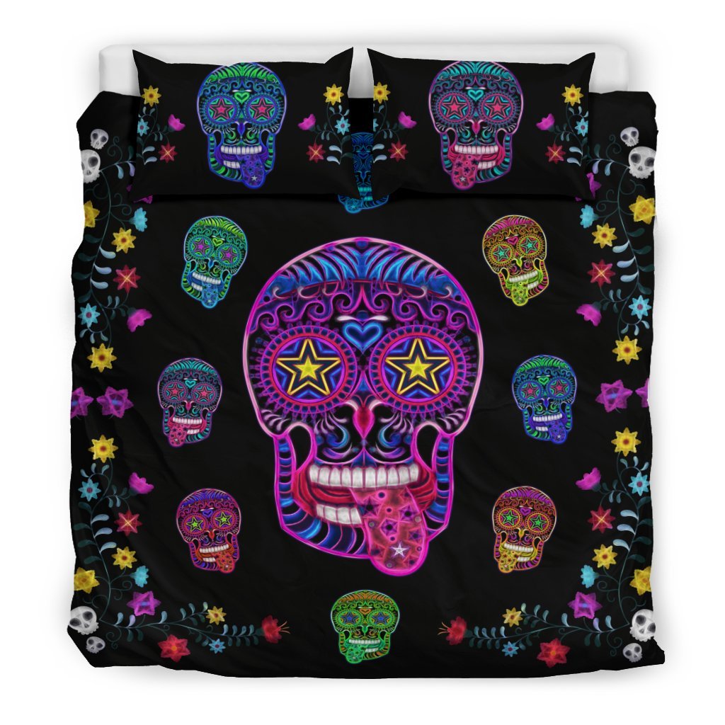 Sugarkulluperstar For Lovers Ofkulls 3D Customized Duvet Cover Bedding Set