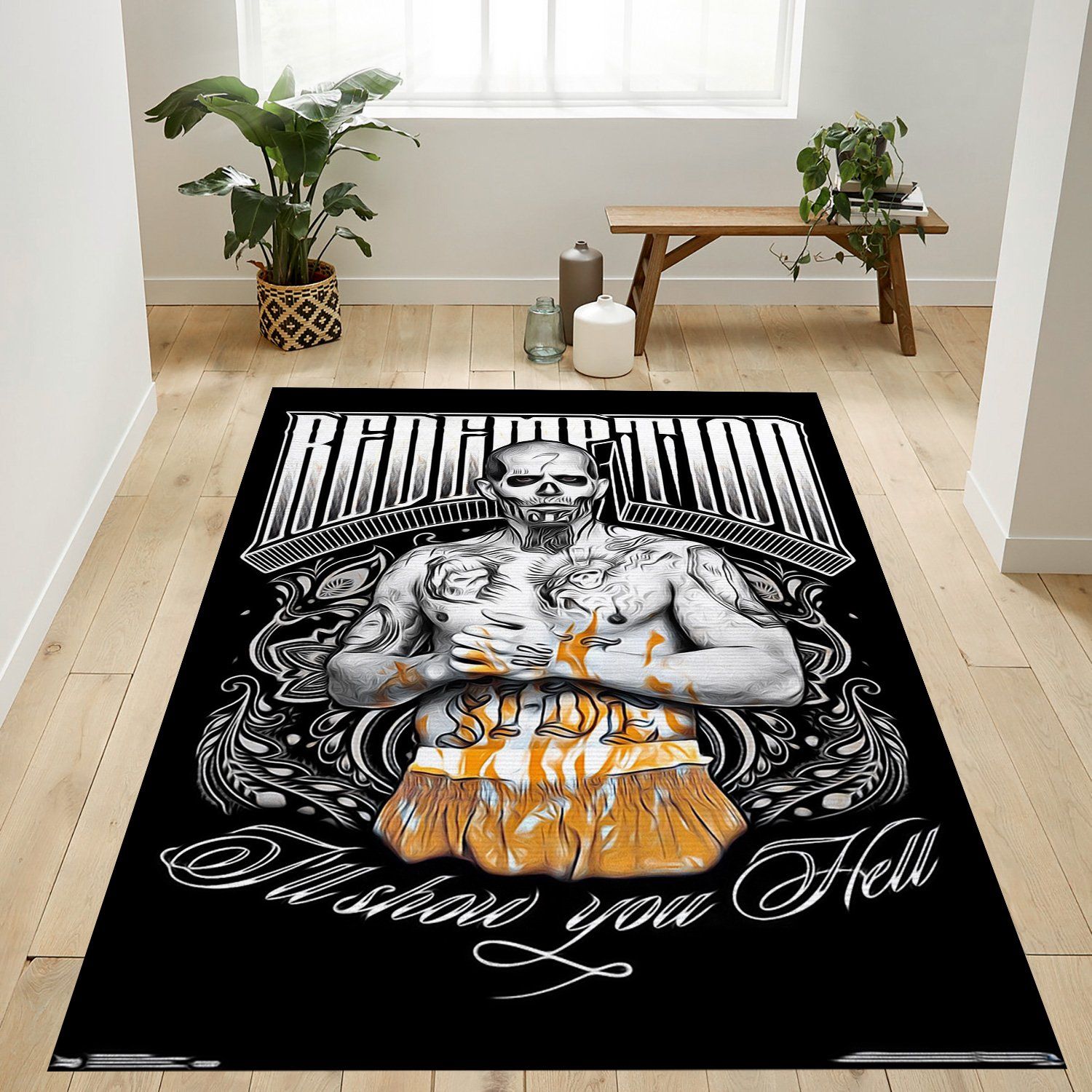 Suicide Squad Diablo Rectangle Rug – Custom Size And Printing