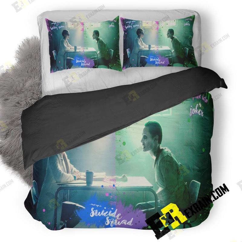 Suicide Squad Fan Art Wide 3D Customized Duvet Cover Bedding Set