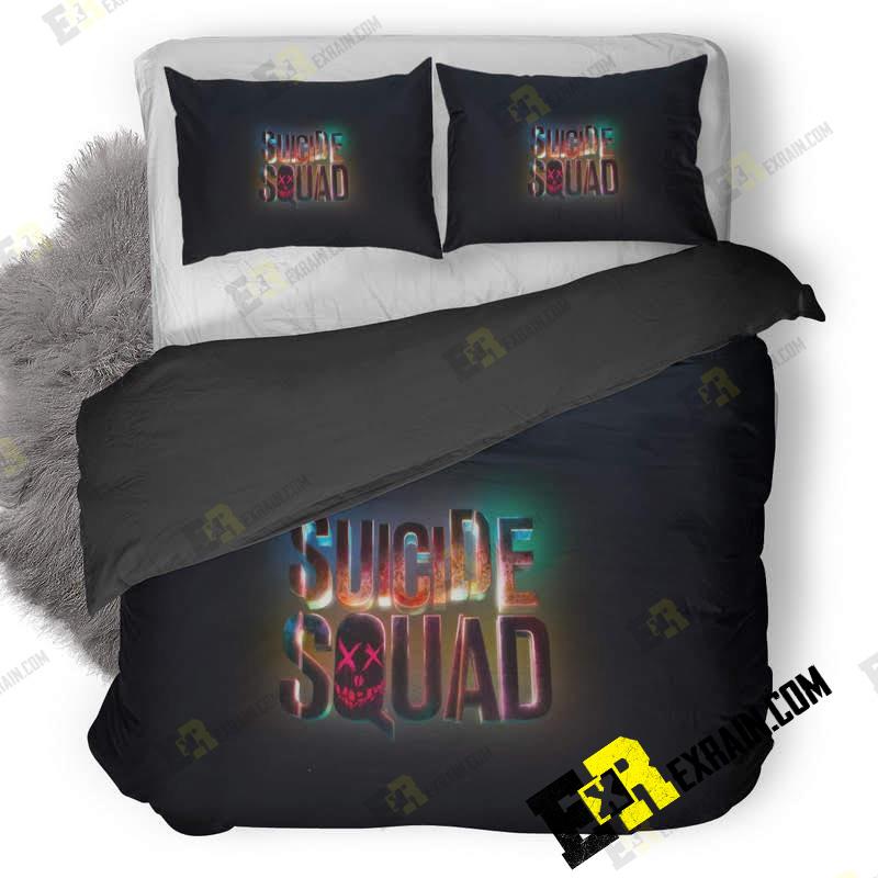 Suicide Squad Logo 3D Customized Duvet Cover Bedding Set
