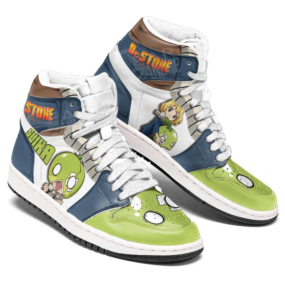 Suika JD1s Sneakers Anime Dr. Stone Shoes, Air Jordan Hightop