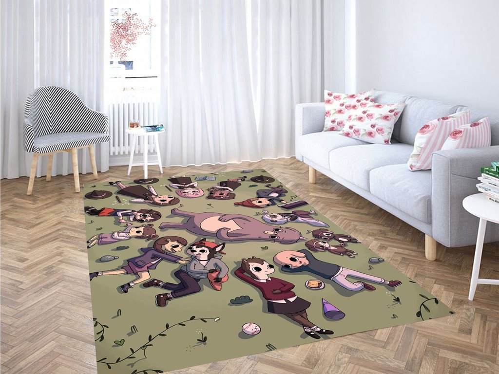 Summer Camp Island Top Character Living Room Modern Carpet Rectangle Rug